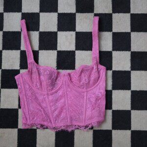 SKIMS lace bustier corset